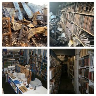 Cosmo Books Destroyed By Fire
